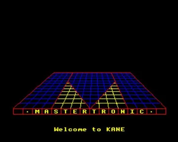 Kane (1986)(Mastertronic)[+.KANE] screen shot title